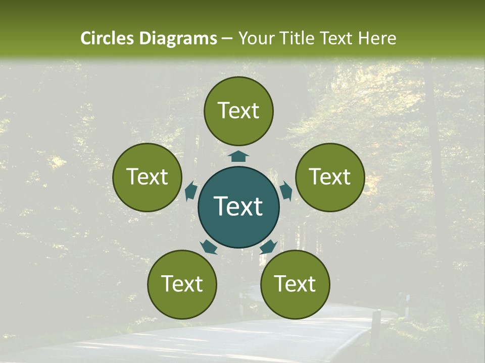 Sunny Indirect Pavement PowerPoint Template