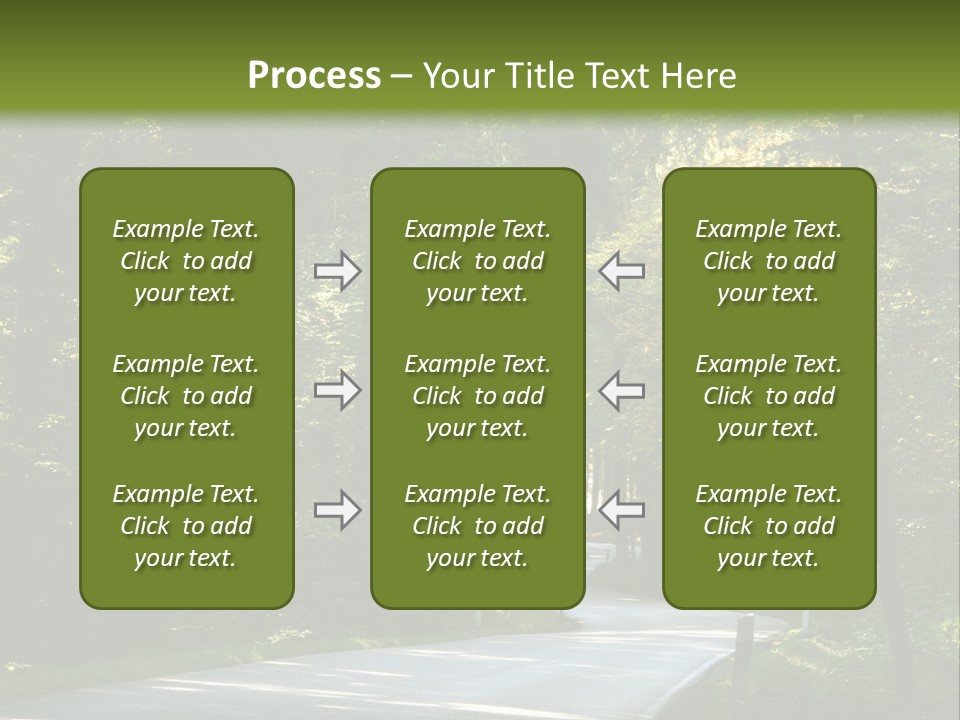 Sunny Indirect Pavement PowerPoint Template