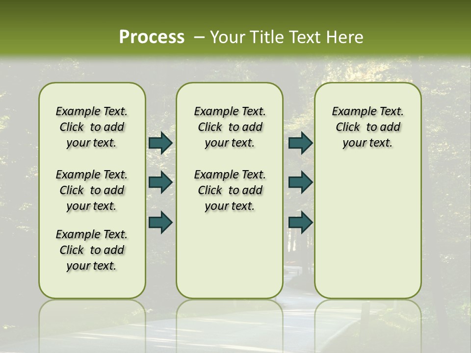 Sunny Indirect Pavement PowerPoint Template