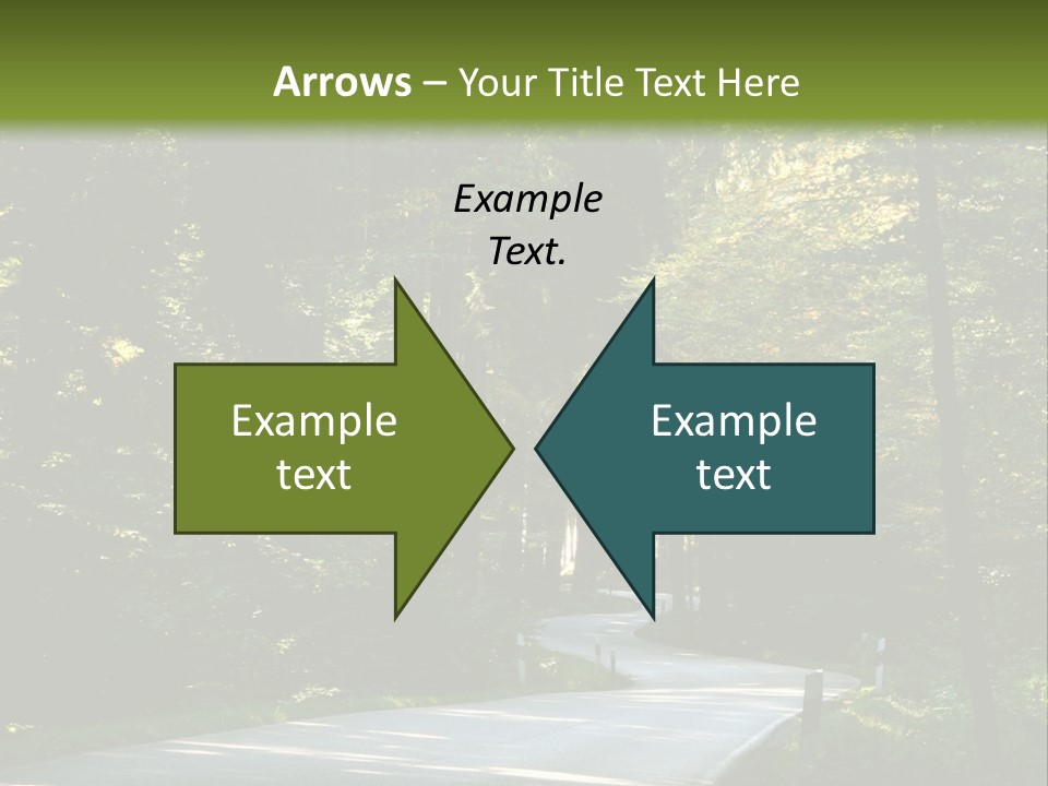 Sunny Indirect Pavement PowerPoint Template