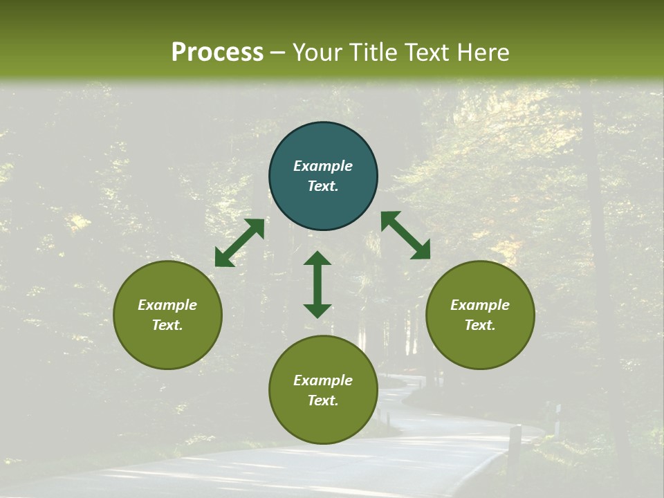 Sunny Indirect Pavement PowerPoint Template