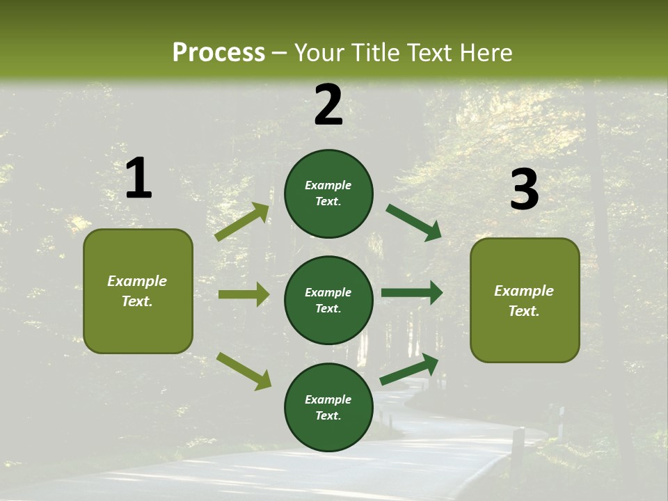 Sunny Indirect Pavement PowerPoint Template