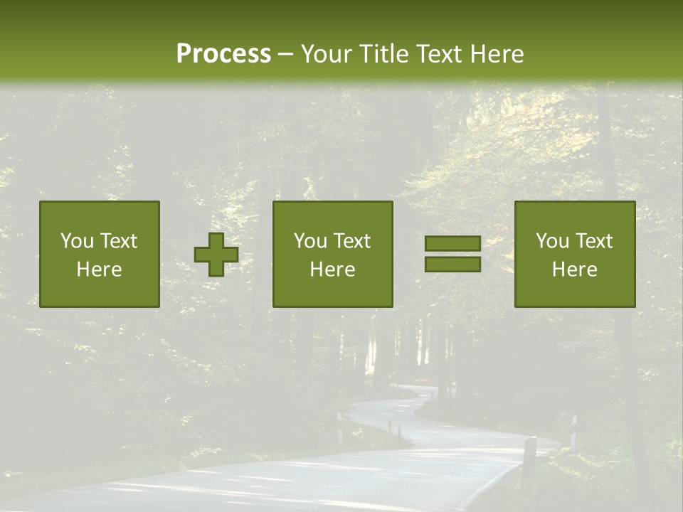 Sunny Indirect Pavement PowerPoint Template