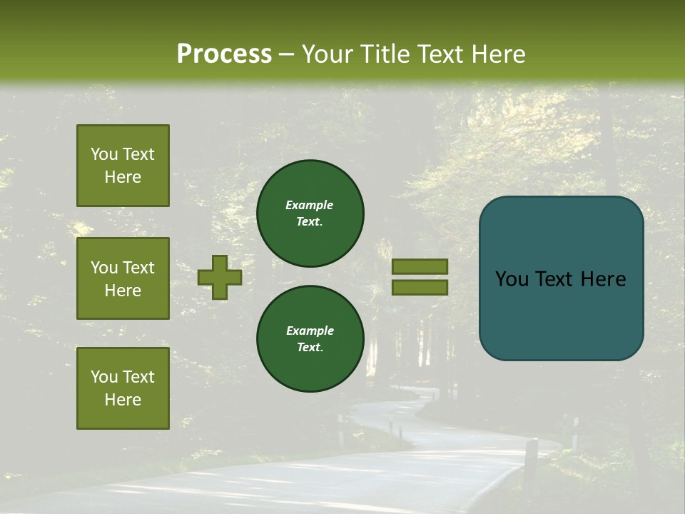 Sunny Indirect Pavement PowerPoint Template
