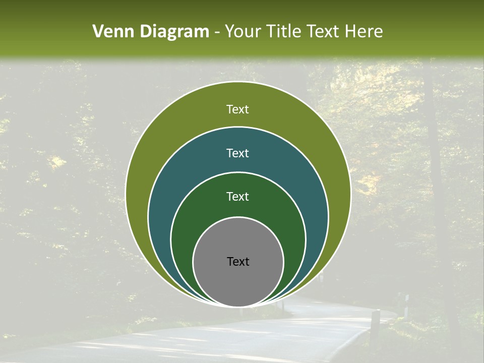 Sunny Indirect Pavement PowerPoint Template