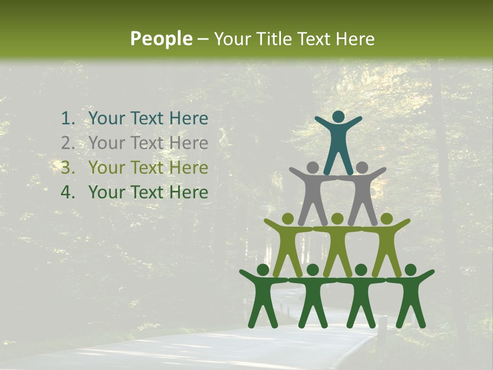 Sunny Indirect Pavement PowerPoint Template