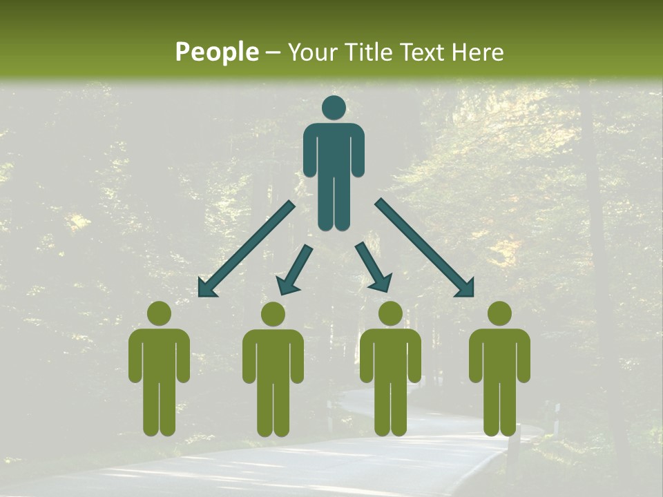 Sunny Indirect Pavement PowerPoint Template