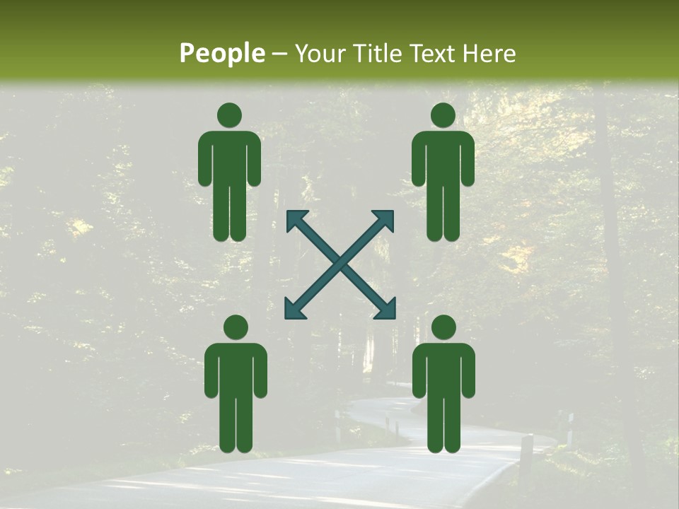 Sunny Indirect Pavement PowerPoint Template