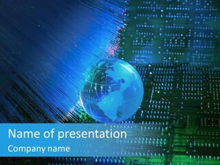 Networking Transfer Circuit PowerPoint Template