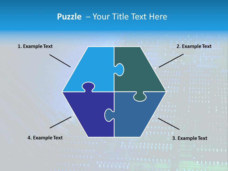 Networking Transfer Circuit PowerPoint Template