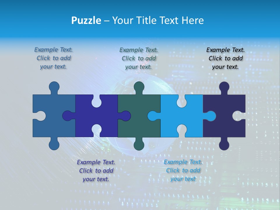 Networking Transfer Circuit PowerPoint Template