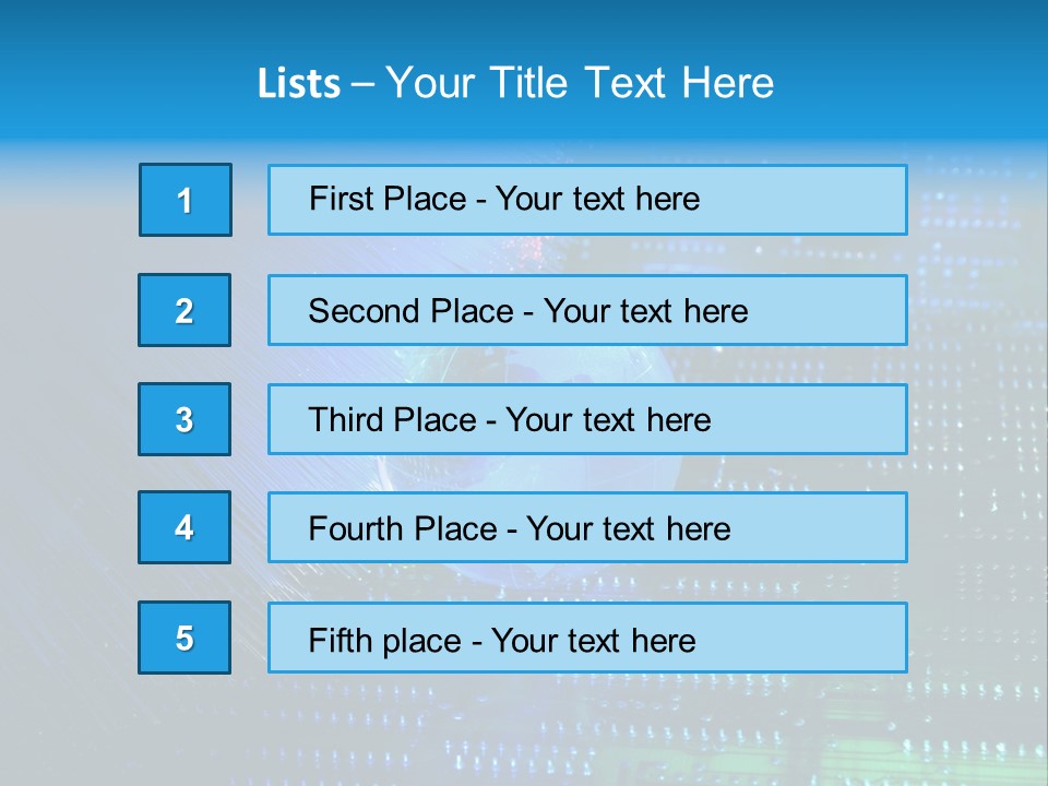 Networking Transfer Circuit PowerPoint Template