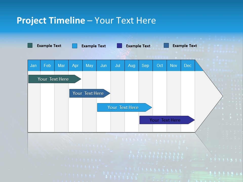 Networking Transfer Circuit PowerPoint Template