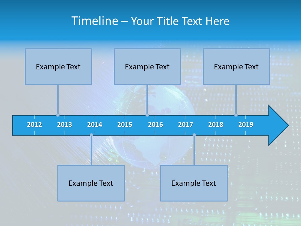 Networking Transfer Circuit PowerPoint Template