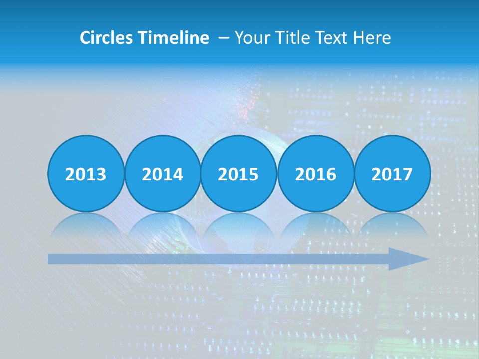 Networking Transfer Circuit PowerPoint Template