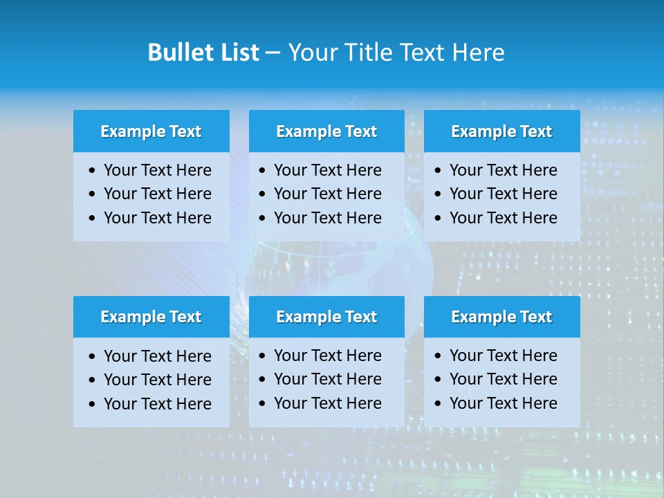 Networking Transfer Circuit PowerPoint Template
