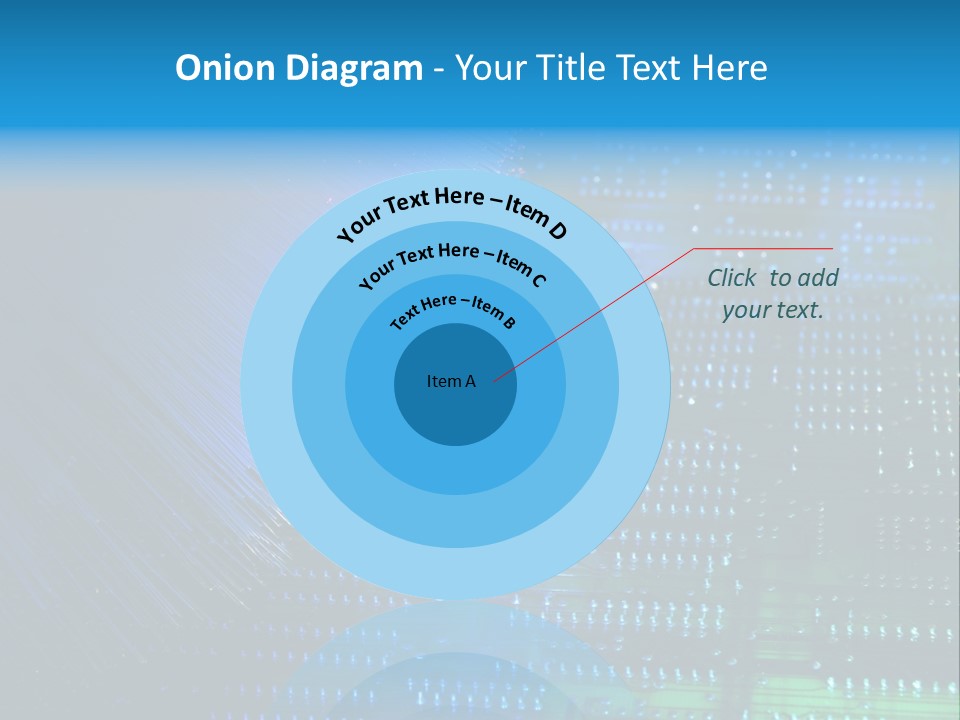 Networking Transfer Circuit PowerPoint Template