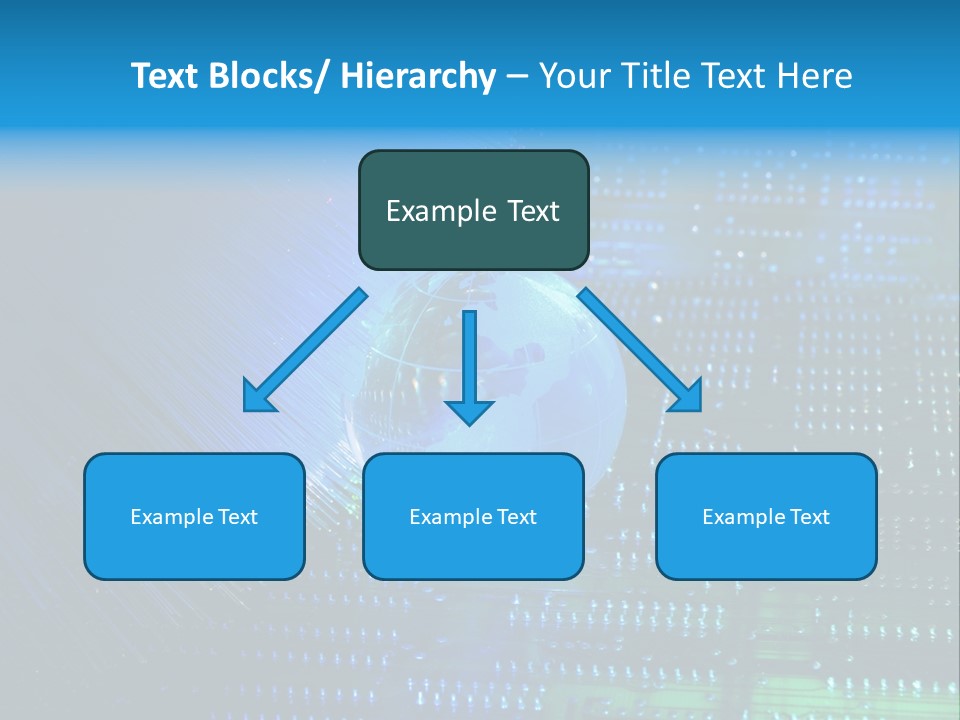 Networking Transfer Circuit PowerPoint Template