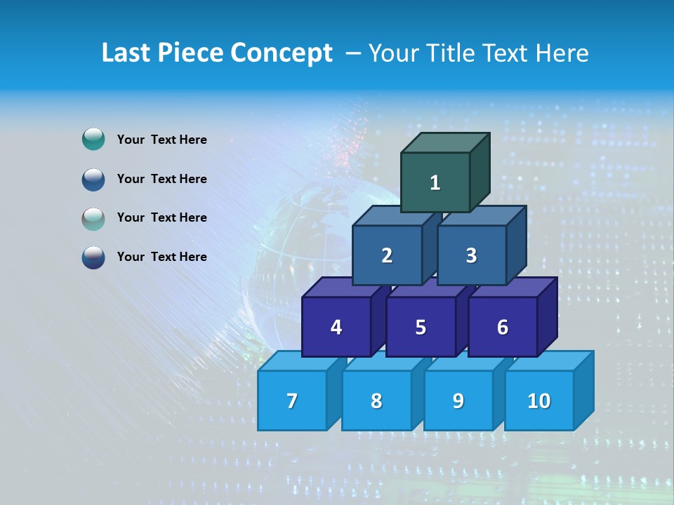 Networking Transfer Circuit PowerPoint Template