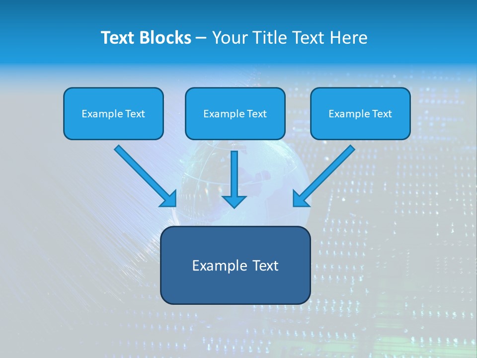 Networking Transfer Circuit PowerPoint Template
