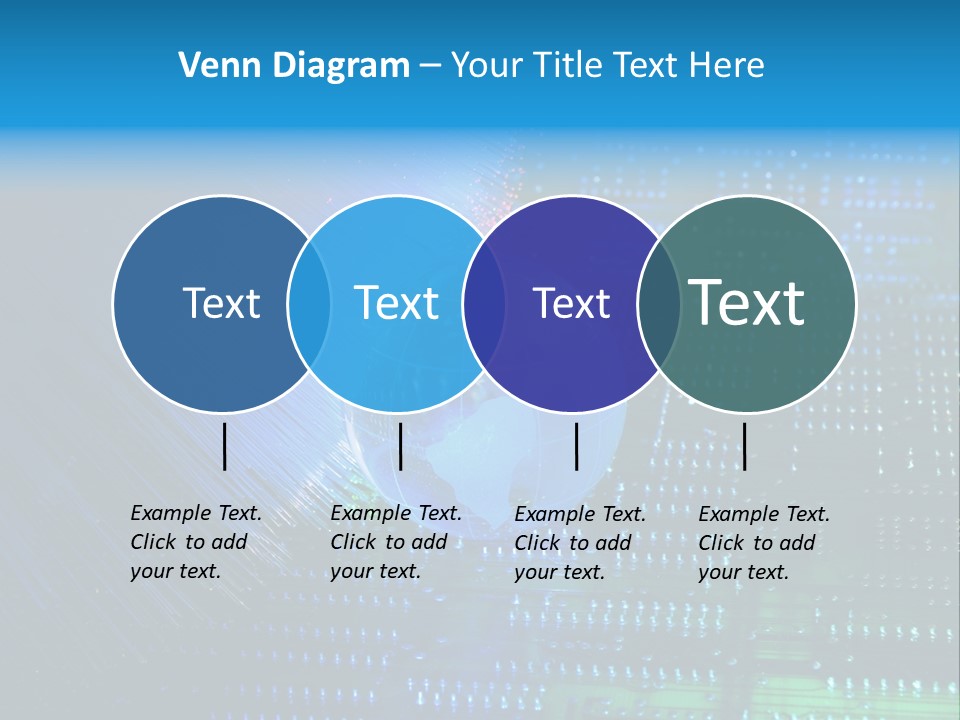 Networking Transfer Circuit PowerPoint Template