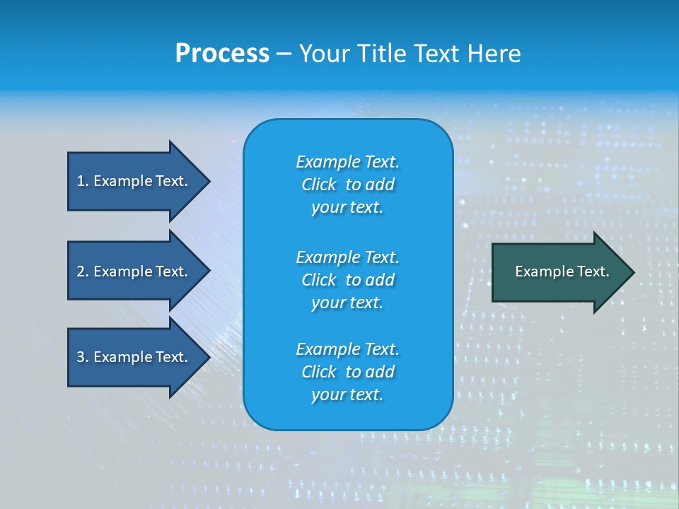 Networking Transfer Circuit PowerPoint Template