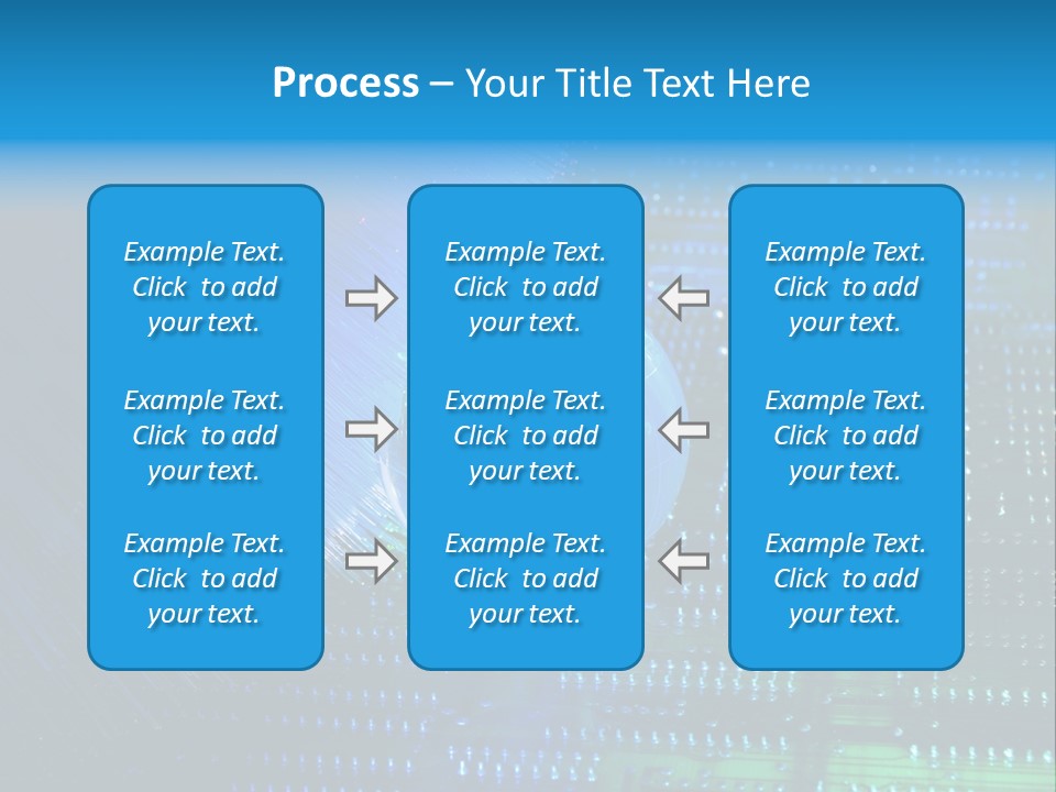 Networking Transfer Circuit PowerPoint Template