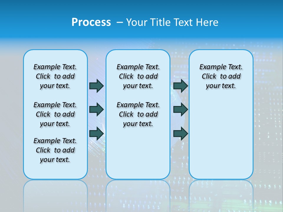 Networking Transfer Circuit PowerPoint Template