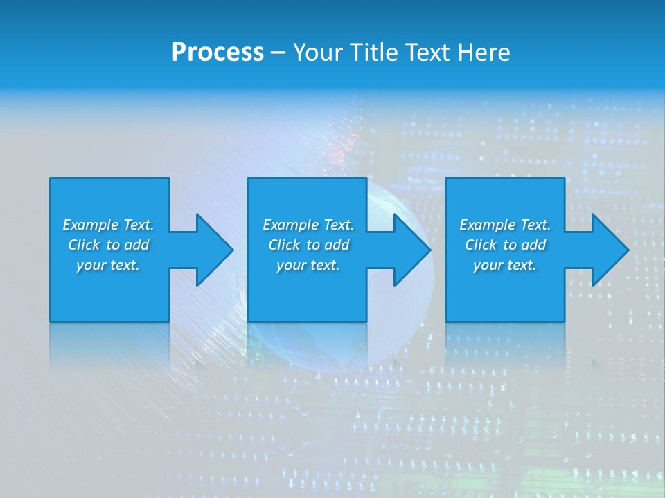 Networking Transfer Circuit PowerPoint Template