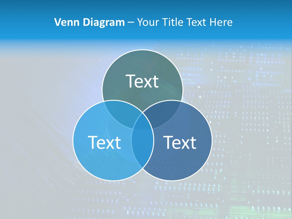 Networking Transfer Circuit PowerPoint Template