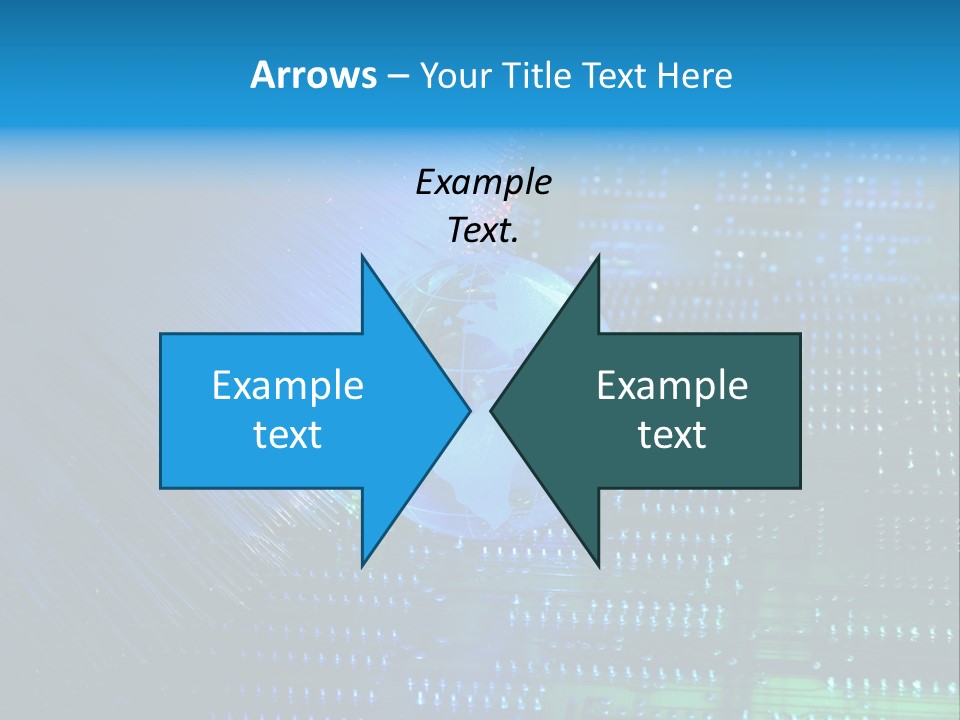 Networking Transfer Circuit PowerPoint Template
