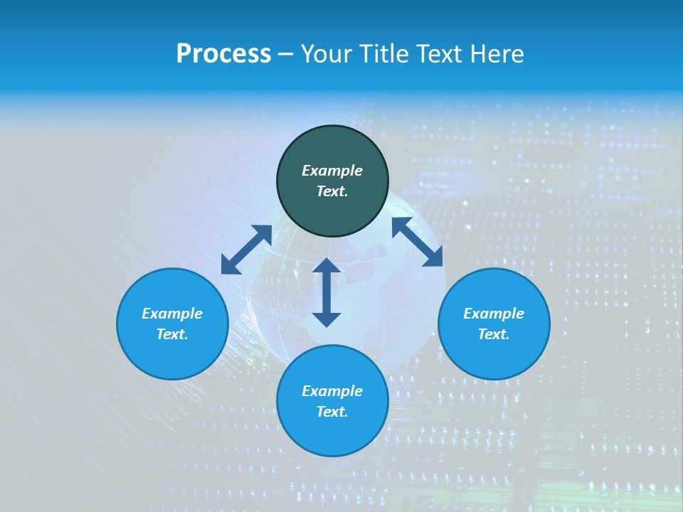 Networking Transfer Circuit PowerPoint Template