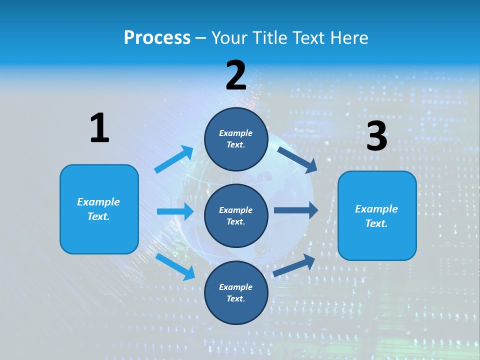 Networking Transfer Circuit PowerPoint Template