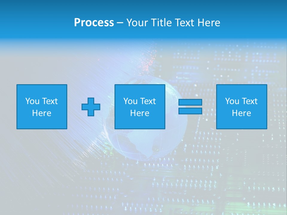 Networking Transfer Circuit PowerPoint Template