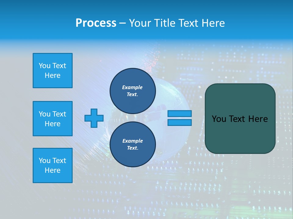 Networking Transfer Circuit PowerPoint Template