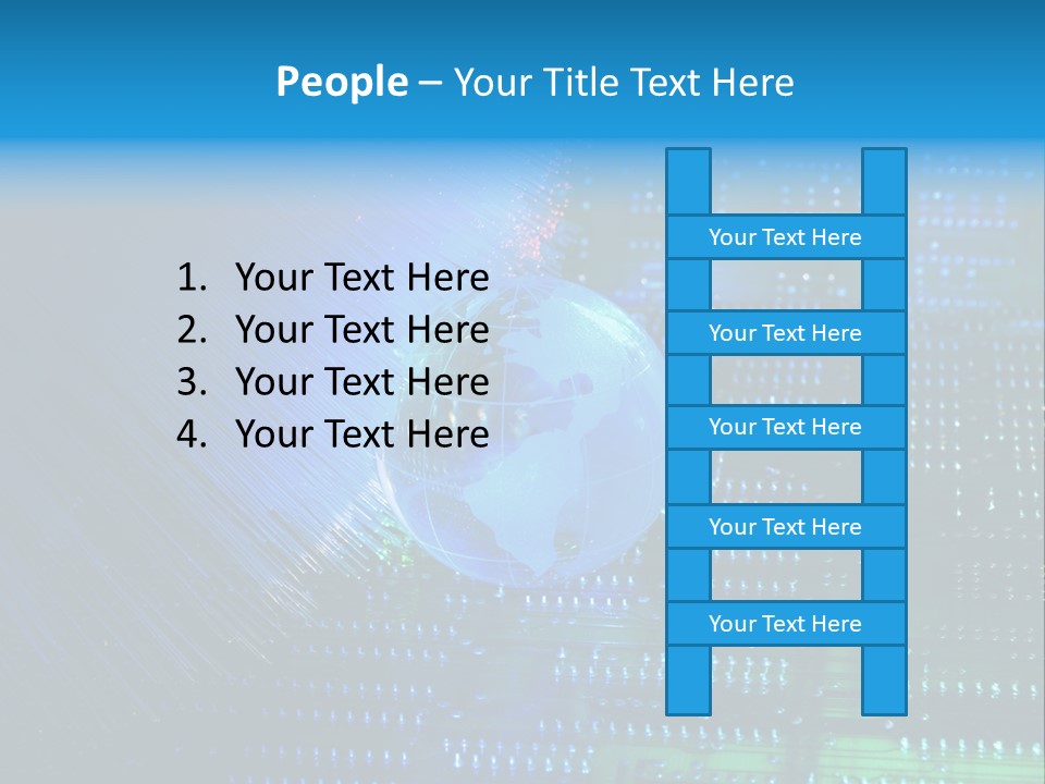 Networking Transfer Circuit PowerPoint Template