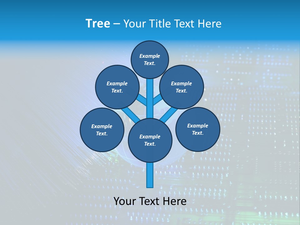 Networking Transfer Circuit PowerPoint Template
