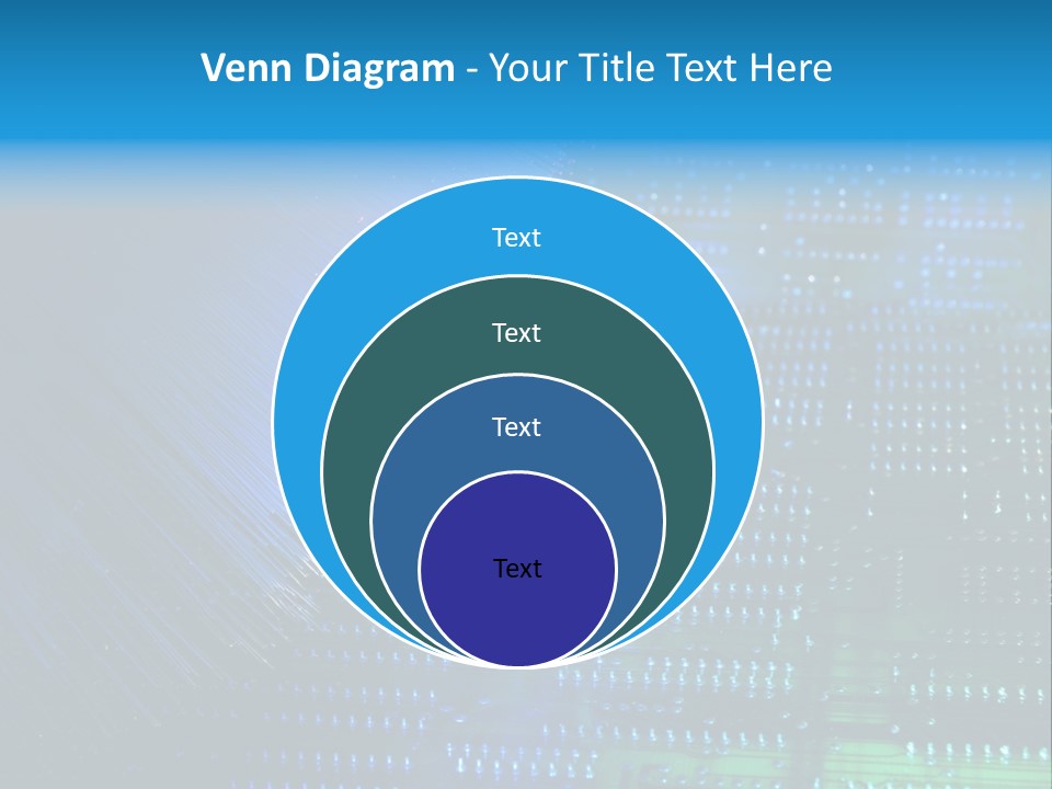 Networking Transfer Circuit PowerPoint Template