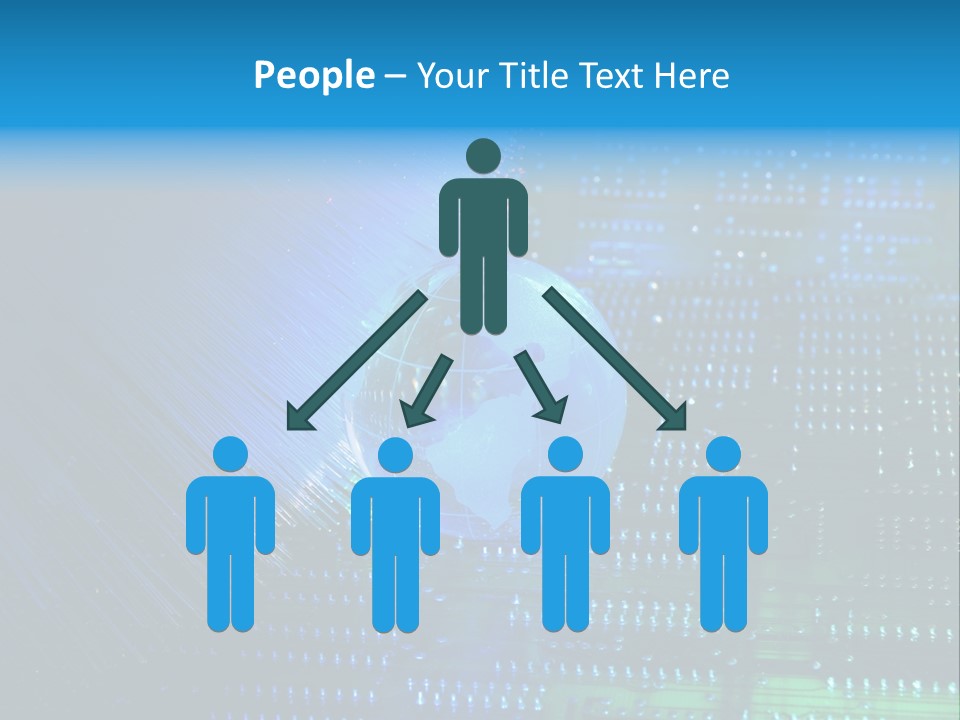 Networking Transfer Circuit PowerPoint Template