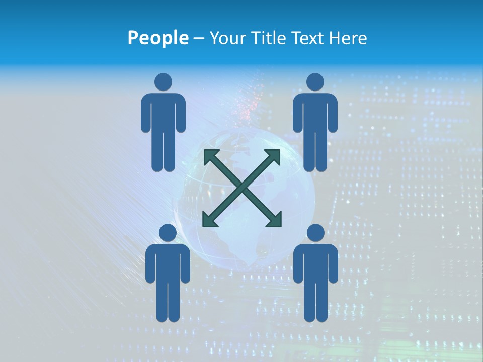 Networking Transfer Circuit PowerPoint Template