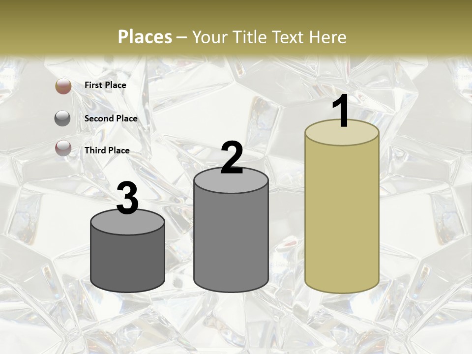 Frost Frozen Abstract PowerPoint Template