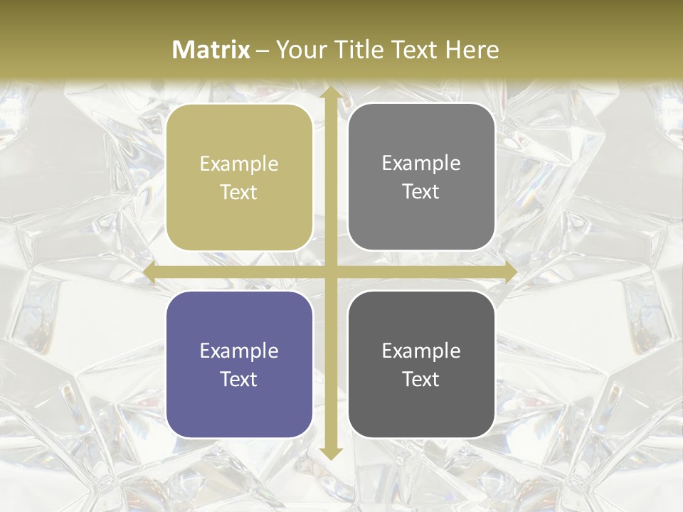 Frost Frozen Abstract PowerPoint Template