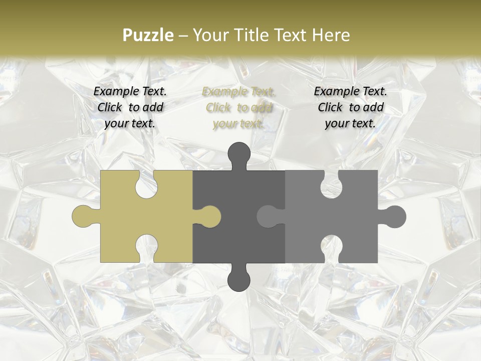 Frost Frozen Abstract PowerPoint Template