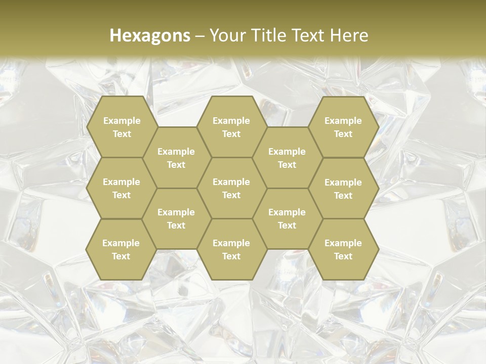 Frost Frozen Abstract PowerPoint Template