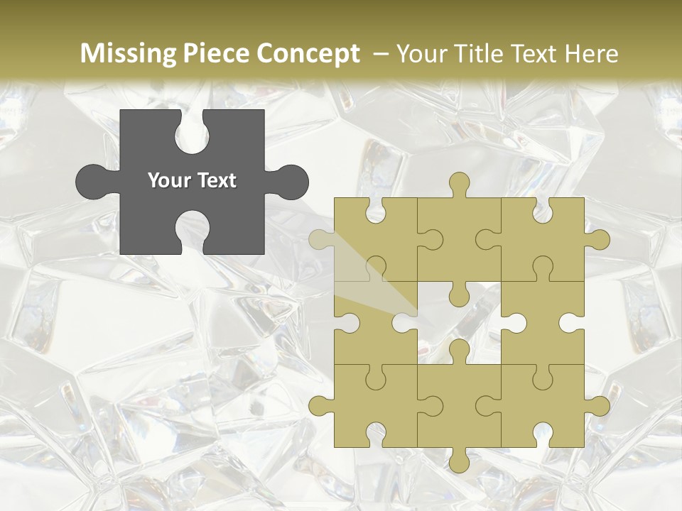 Frost Frozen Abstract PowerPoint Template