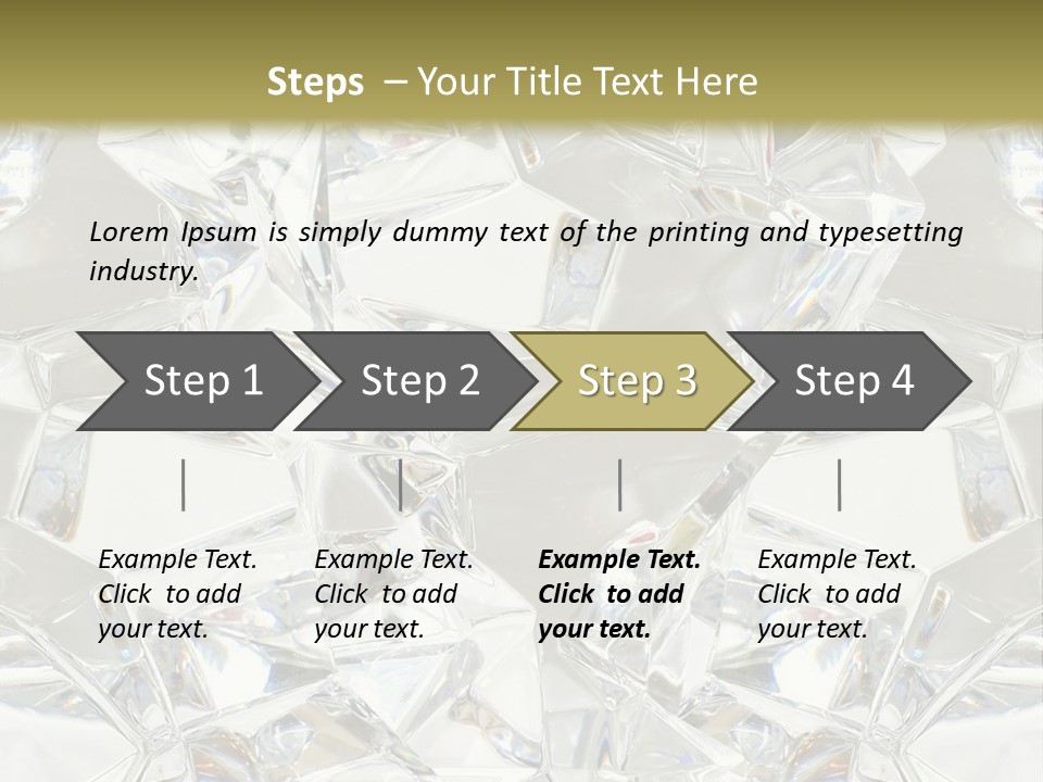 Frost Frozen Abstract PowerPoint Template