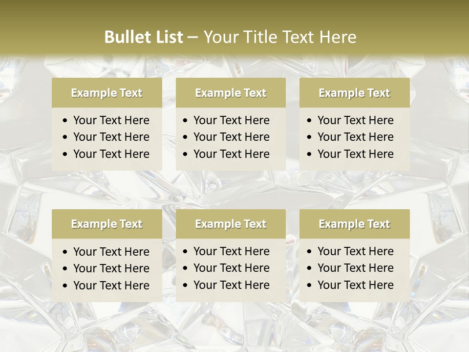 Frost Frozen Abstract PowerPoint Template