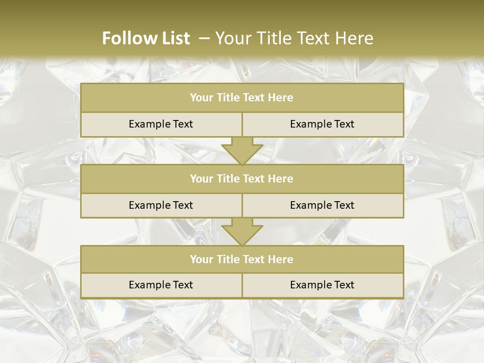 Frost Frozen Abstract PowerPoint Template