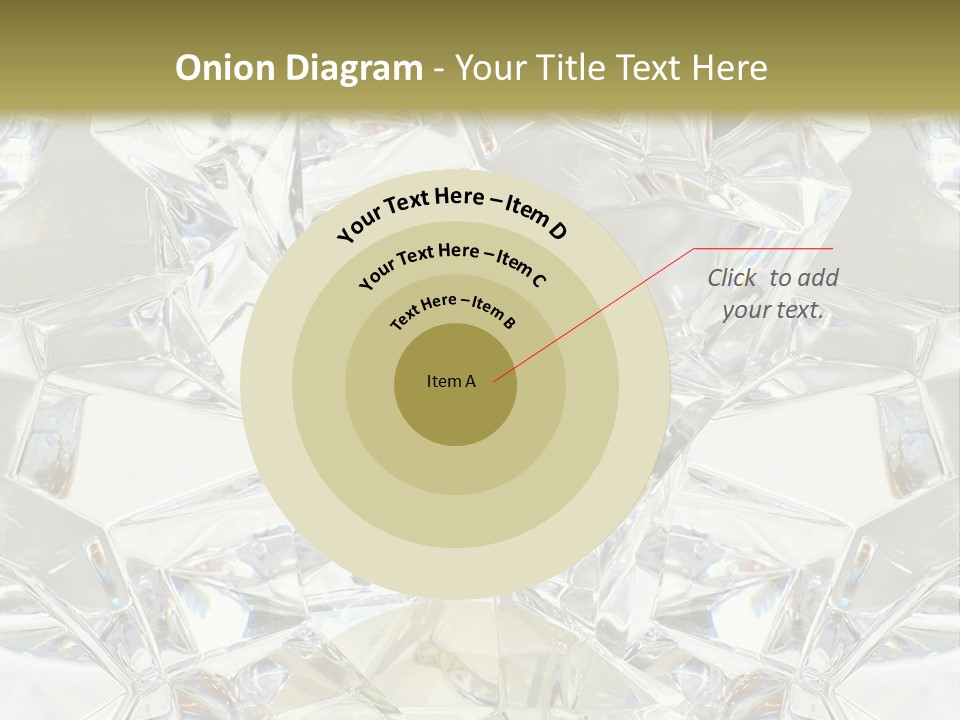 Frost Frozen Abstract PowerPoint Template