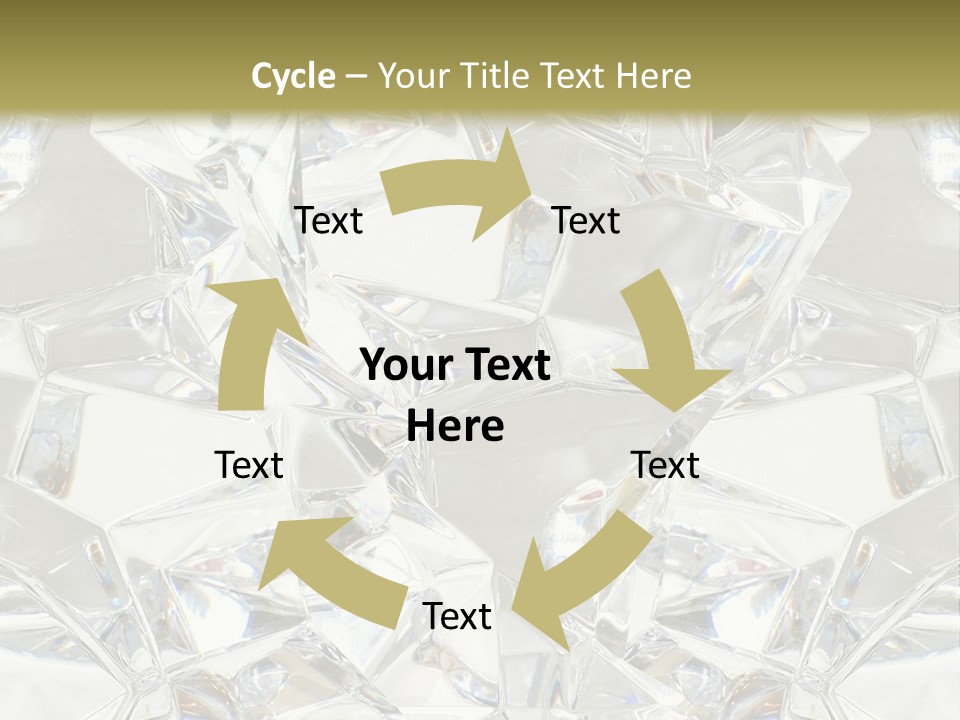 Frost Frozen Abstract PowerPoint Template